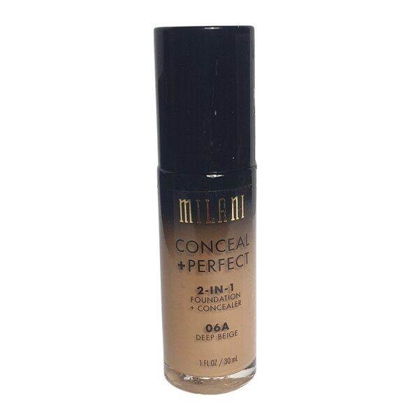 Milani Conceal Deep Beige Perfect 2-in-1 Foundation & Concealer 1 fl oz 06A - Picture 1 of 4